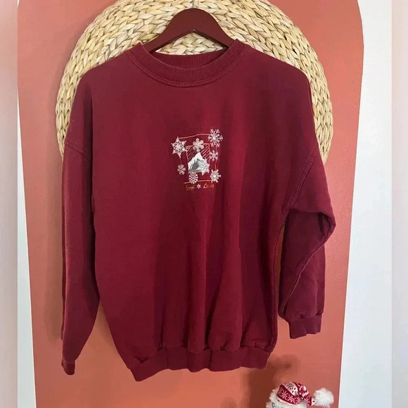 Vintage Y2K Crewneck sweatshirt Winter - Picture 1 of 5